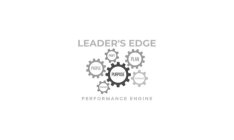 LEADER'S EDGE PURPOSE PLAN PEOPLE PROFIT PROCESSES PERFORMANCE PERFORMANCE ENGINE