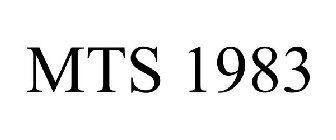 MTS 1983