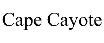 CAPE CAYOTE