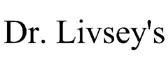 DR. LIVSEY'S