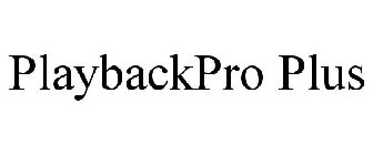 PLAYBACKPRO PLUS