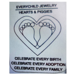 EVERYCHILD JEWELRY HEARTS & PIGGIES CELEBRATE EVERY BIRTH CELEBRATE EVERY ADOPTION CELEBRATE EVERY FAMILY