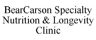 BEARCARSON SPECIALTY NUTRITION & LONGEVITY CLINIC