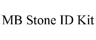 MB STONE ID KIT