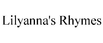 LILYANNA'S RHYMES