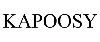 KAPOOSY