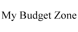 MY BUDGET ZONE