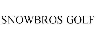 SNOWBROS GOLF