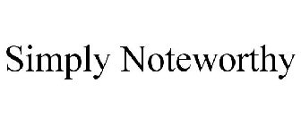 SIMPLY NOTEWORTHY