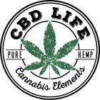 CBD LIFE PURE HEMP CANNABIS ELEMENTS