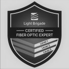 LIGHT BRIGADE CERTIFIED FIBER OPTIC EXPERT LEVEL 1 LEVEL 2 LEVEL 3