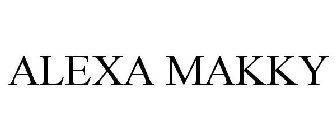 ALEXA MAKKY