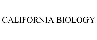 CALIFORNIA BIOLOGY