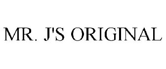 MR. J'S ORIGINAL
