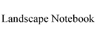 LANDSCAPE NOTEBOOK