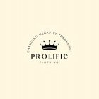 CHANGING NEGAVITY THROUHOUT PROLIFIC CLOTHING