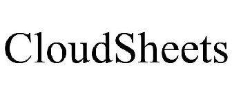 CLOUDSHEETS