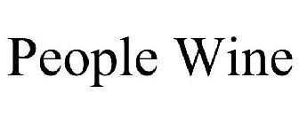 PEOPLE WINE