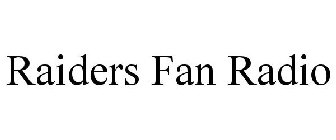 RAIDERS FAN RADIO