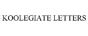 KOOLEGIATE LETTERS