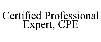 CERTIFIED PROFESSIONAL EXPERT, CPE