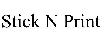STICK N PRINT