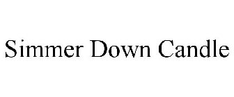 SIMMER DOWN CANDLE