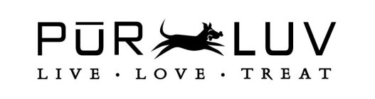 PUR LUV LIVE · LOVE · TREAT