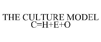 THE CULTURE MODEL C=H+E+O