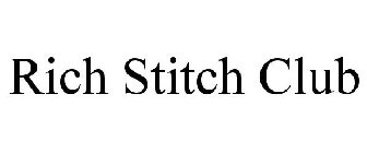 RICH STITCH CLUB