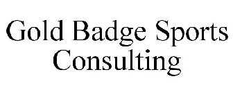 GOLD BADGE SPORTS CONSULTING