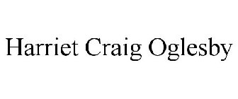 HARRIET CRAIG OGLESBY