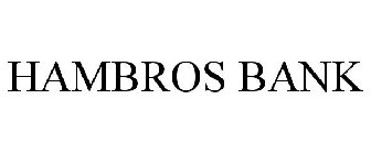 HAMBROS BANK