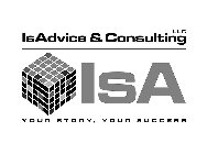 ISADVICE & CONSULTING LLC ISA YOUR STORY, YOUR SUCCESS, YOUR SUCCESS