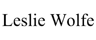 LESLIE WOLFE