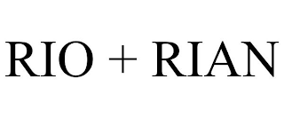 RIO + RIAN