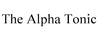 THE ALPHA TONIC