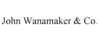 JOHN WANAMAKER & CO.