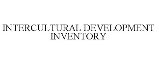 INTERCULTURAL DEVELOPMENT INVENTORY