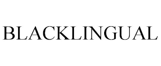 BLACKLINGUAL