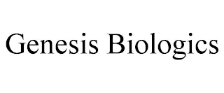 GENESIS BIOLOGICS