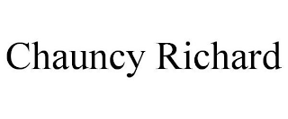 CHAUNCY RICHARD