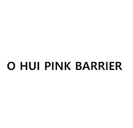 O HUI PINK BARRIER