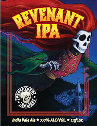 REVENANT IPA GRAVEYARD SERIES INDIA PALE ALE 7.0% ALC/VOL. 12 FL. OZ.