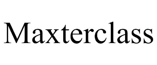 MAXTERCLASS