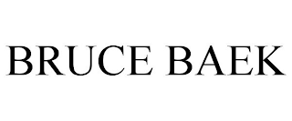 BRUCE BAEK