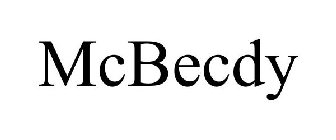 MCBECDY