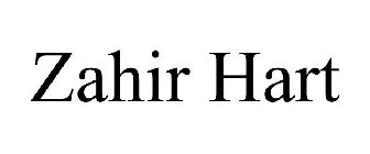 ZAHIR HART