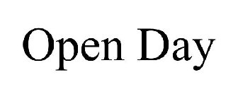 OPEN DAY