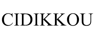 CIDIKKOU